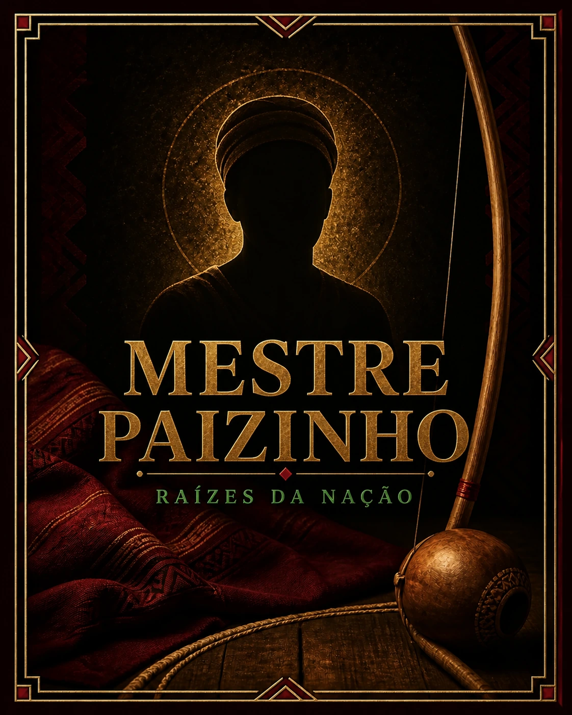 Representação memorial simbólica de Mestre Paizinho, sem retrato histórico confirmado
